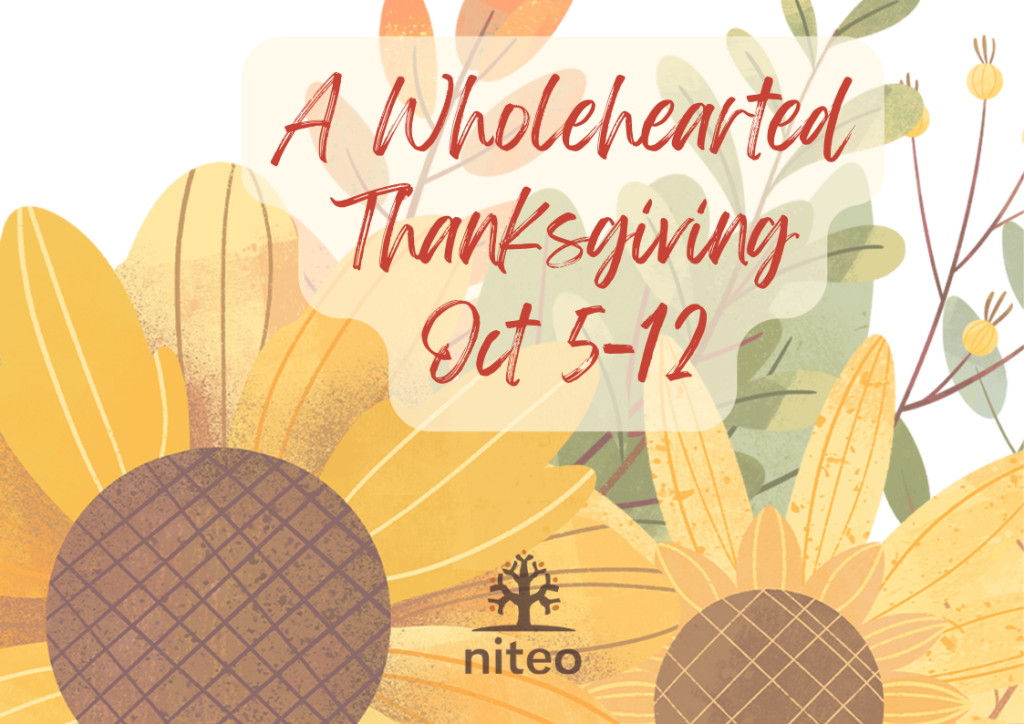 A wholehearted Thanksgiving